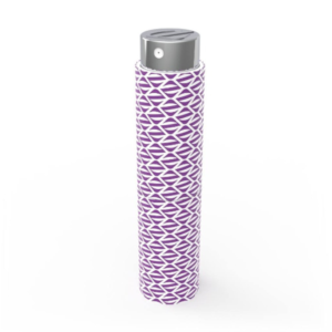 Étui à parfum de poche N° TCOV001, Couleur Violet et blanc