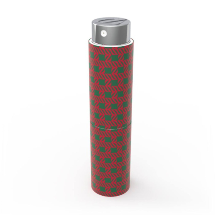 Étui à parfum de poche N° TCOV004, Couleur Rouge et vert