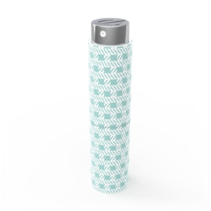 Étui à parfum de poche N° TCOV005, Couleur Blanc et turquoise